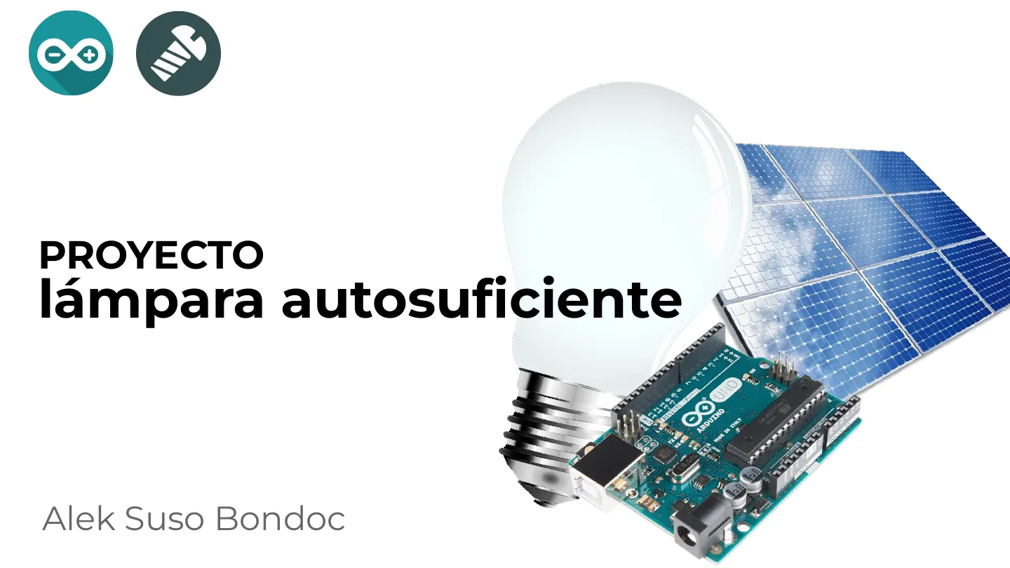 Lámpara Autosuficiente con Energía Solar — diapositiva 1